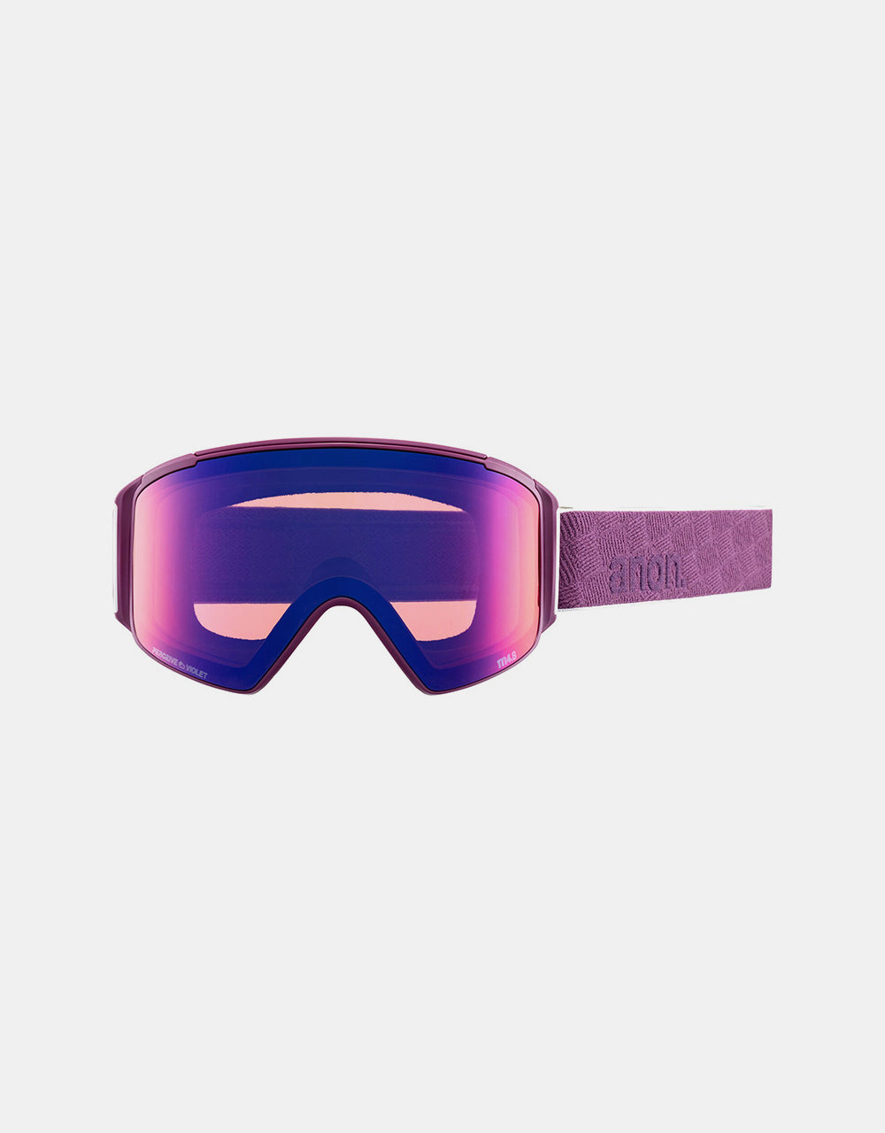 Anon M4S MFI® Face Mask Cylindrical Snowboard Goggles - Grape/Perceive Sunny Onyx
