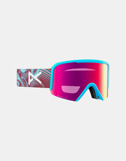 Anon Nesa MFI® Snowboard Goggles - Waves/Perceive Sunny Red