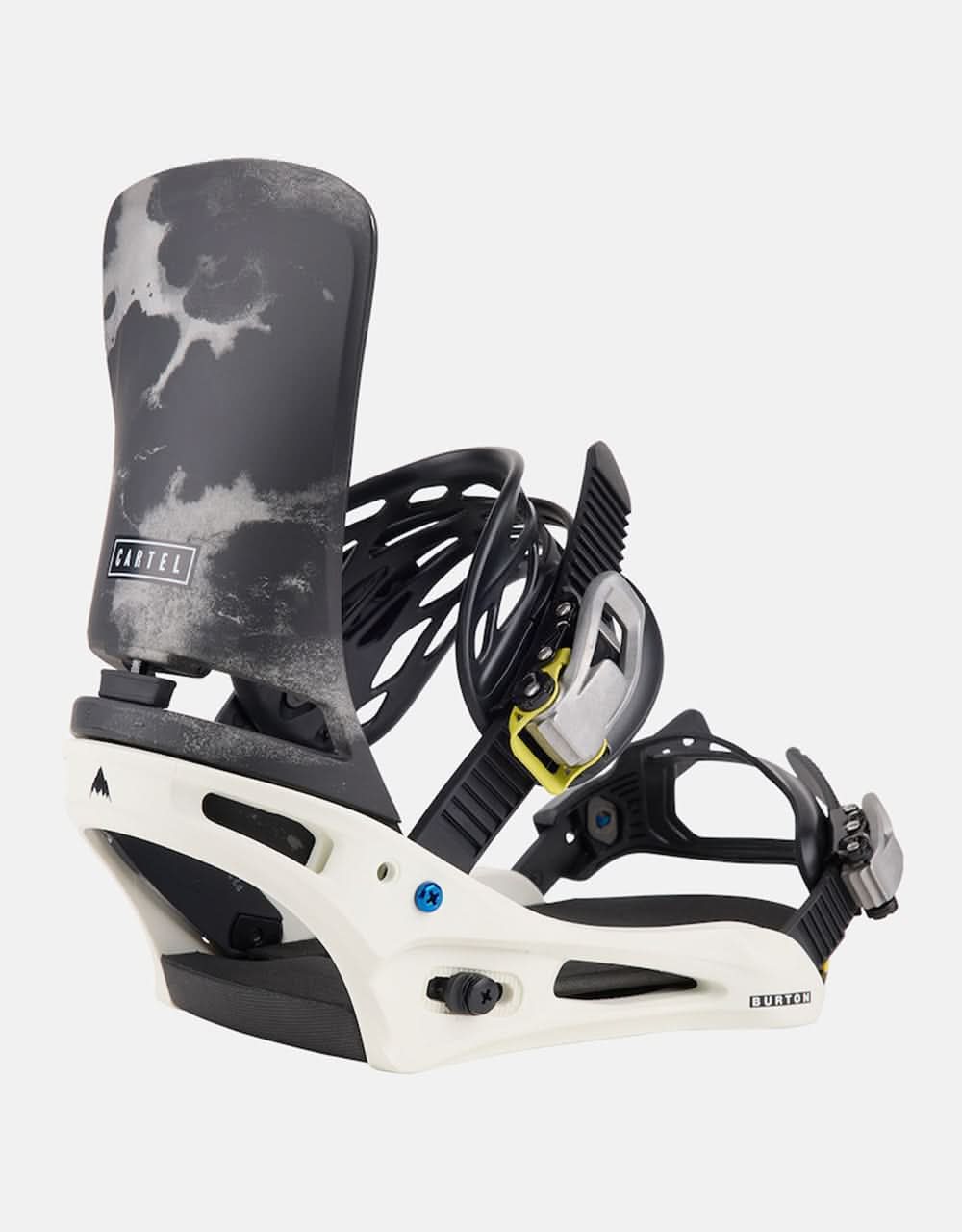 Burton Cartel ReFlex 2024 Snowboard Bindings White/Graphic