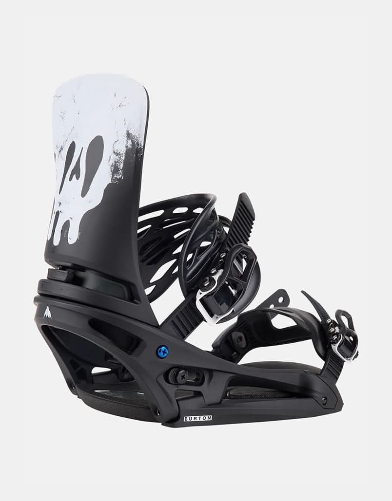 Burton Cartel X EST® 2024 Snowboard Bindings Black/White/Graphic