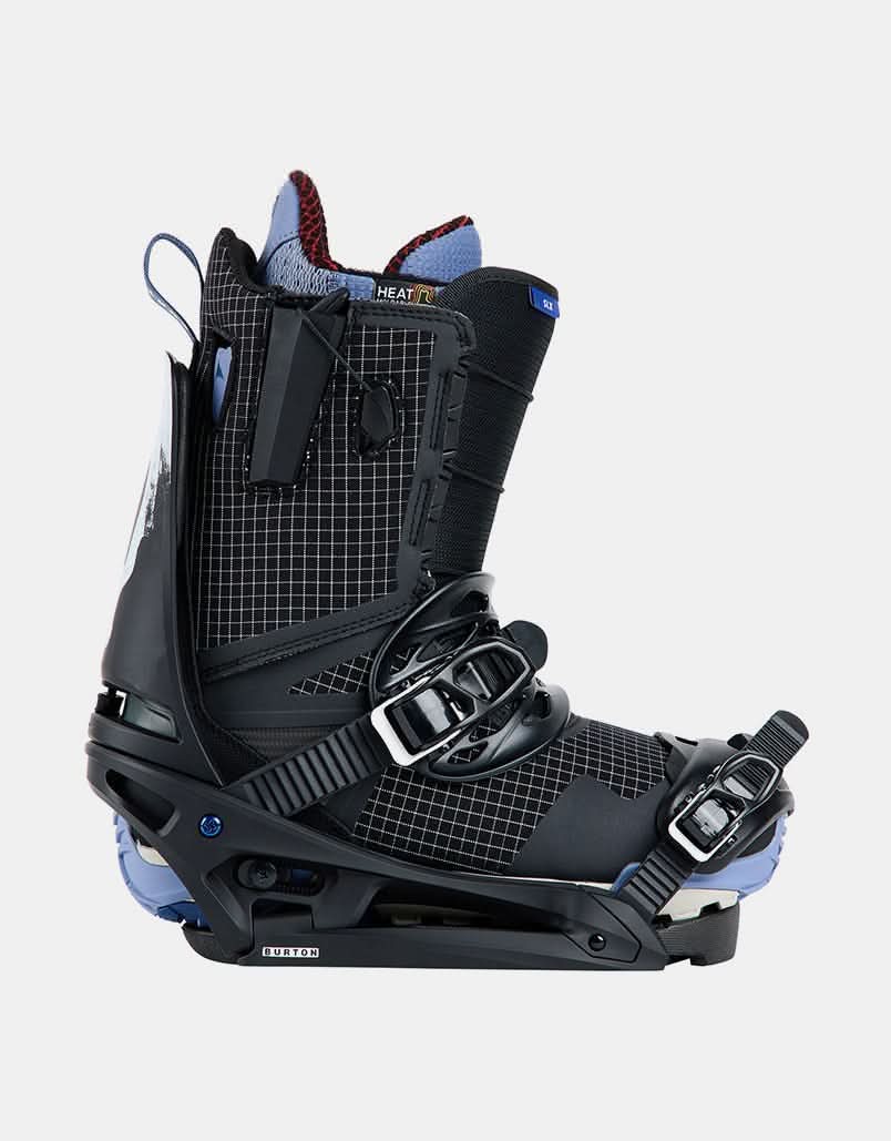 Burton Cartel X EST® 2024 Snowboard Bindings Black/White/Graphic