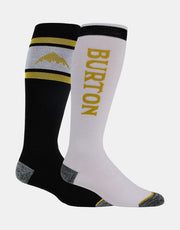 Burton Weekend Midweight 2-Pack Snowboard Socks - Sulfur