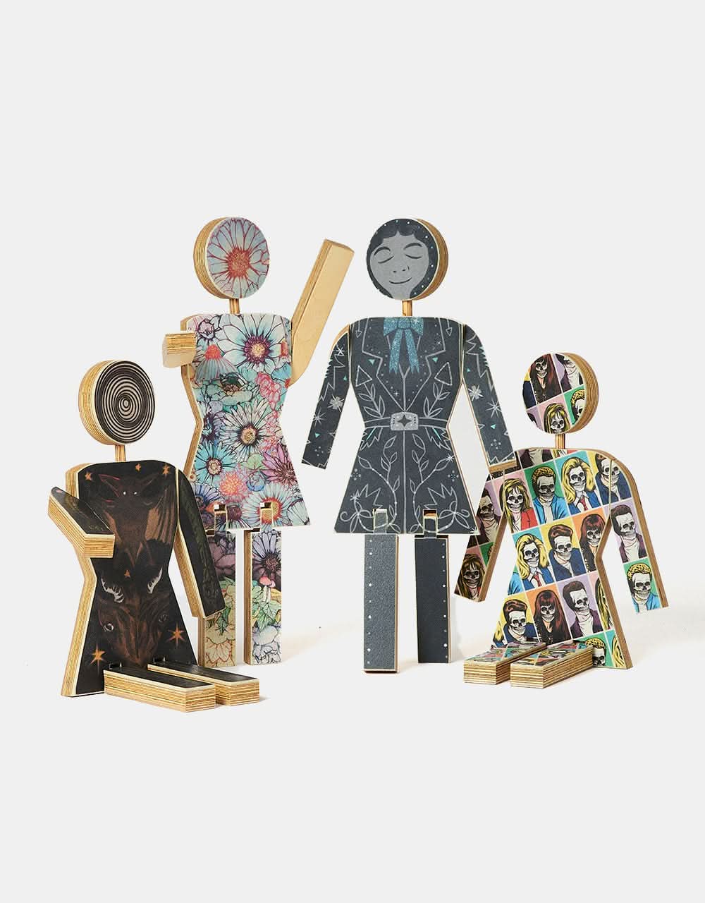 Girl x Modernica x Lori Damiano Wooden OG Statue – Route One