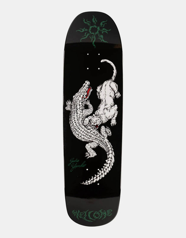 Welcome Yanko Swamp Fight on Panther Skateboard Deck - 9"