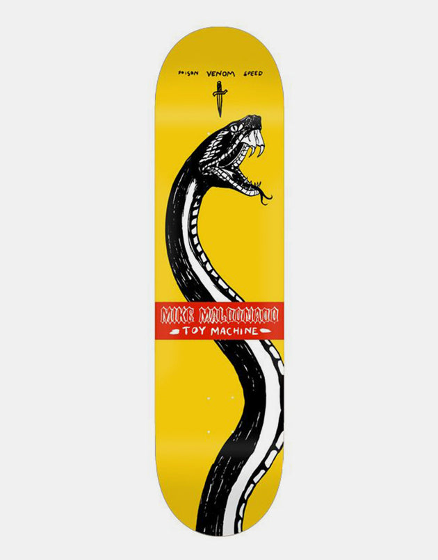 Toy Machine Maldonado Snake Skateboard Deck - 8.38"