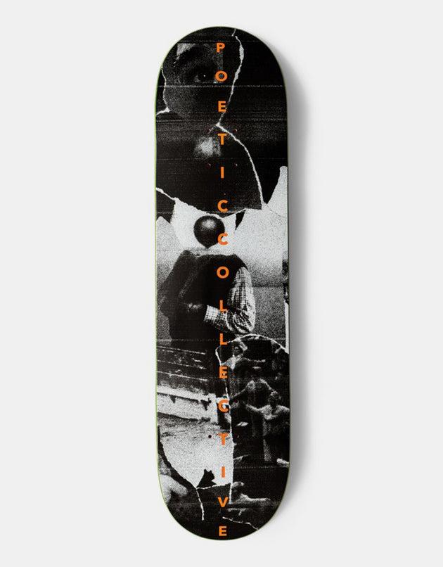 Poetic Collective Scan Orange Skateboard Deck