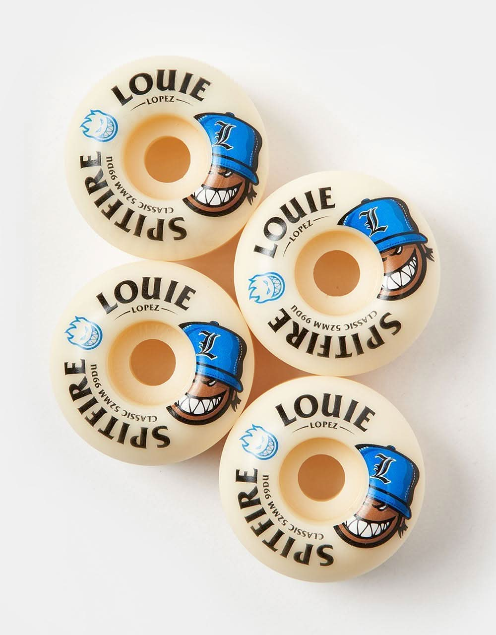 Spitfire Louie Burn Squad Formula Four Classic 99d Skateboard Wheels - 52mm