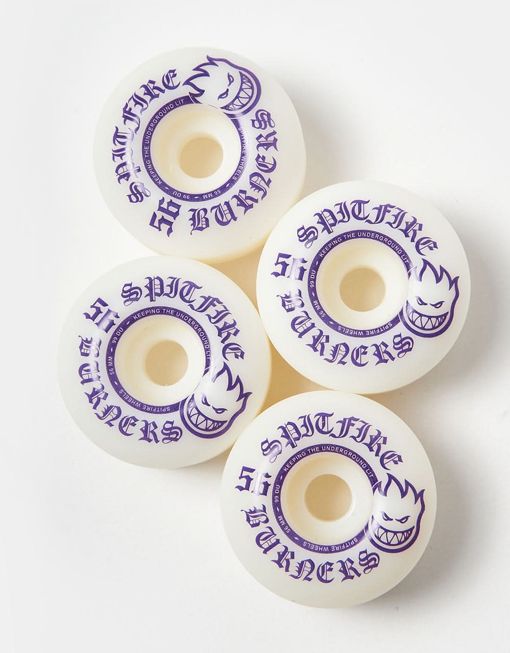 Spitfire Burners 99d Skateboard Wheels 56mm