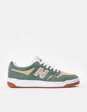 New Balance Numeric 480 Skate Shoes - Juniper/White