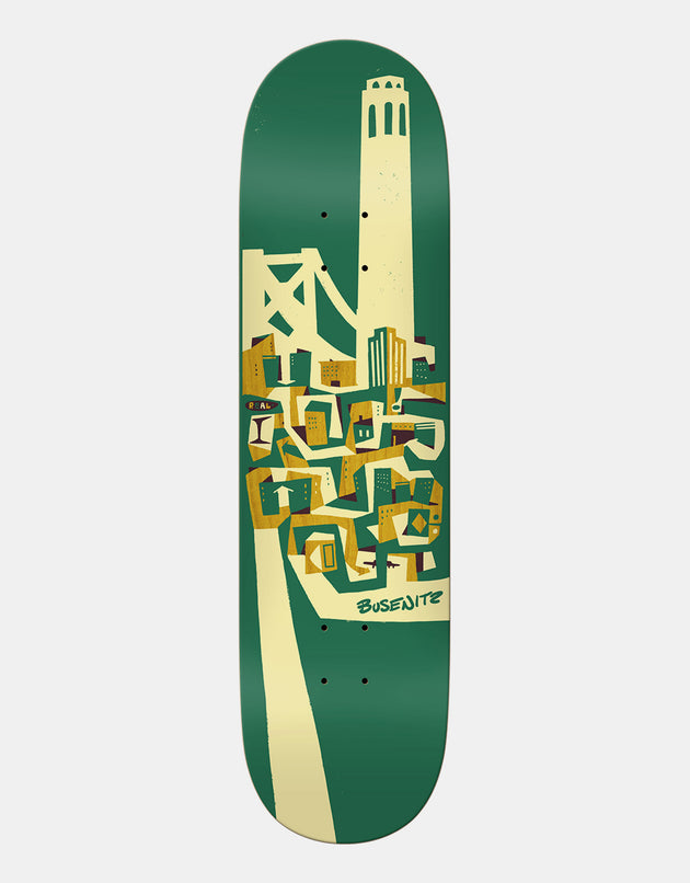 Real x Brian Barneclo Busenitz Guest Artist 'TRUE FIT' Skateboard Deck - 8.5"