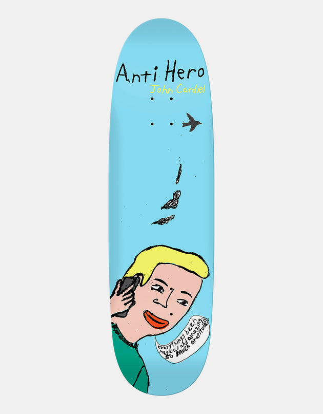 Anti Hero Cardiel Pigeon Vision Skateboard Deck - 9.18"