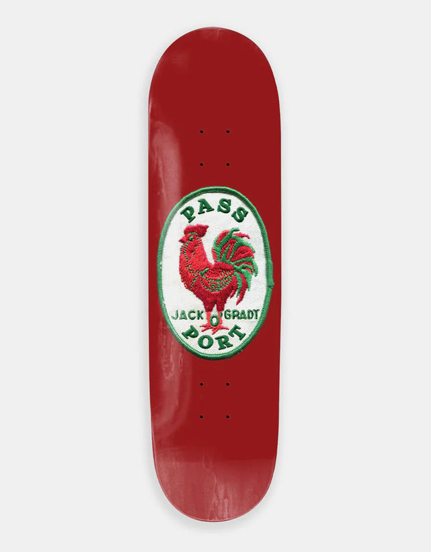 Pass Port O'Grady Patch Series Skateboard Deck - 8.5"