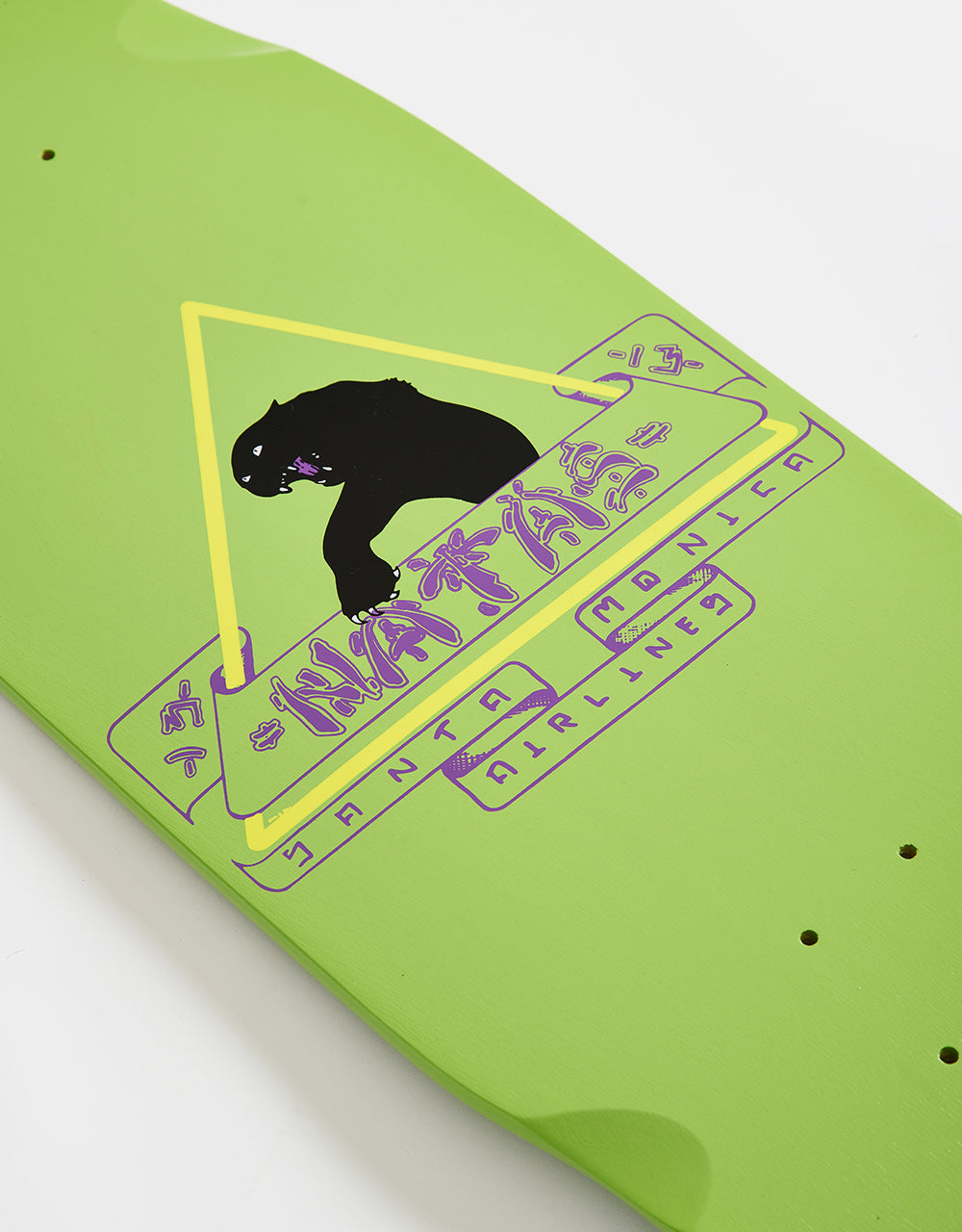 SMA Natas 1st Edition Lime Green Skateboard Deck - 10"