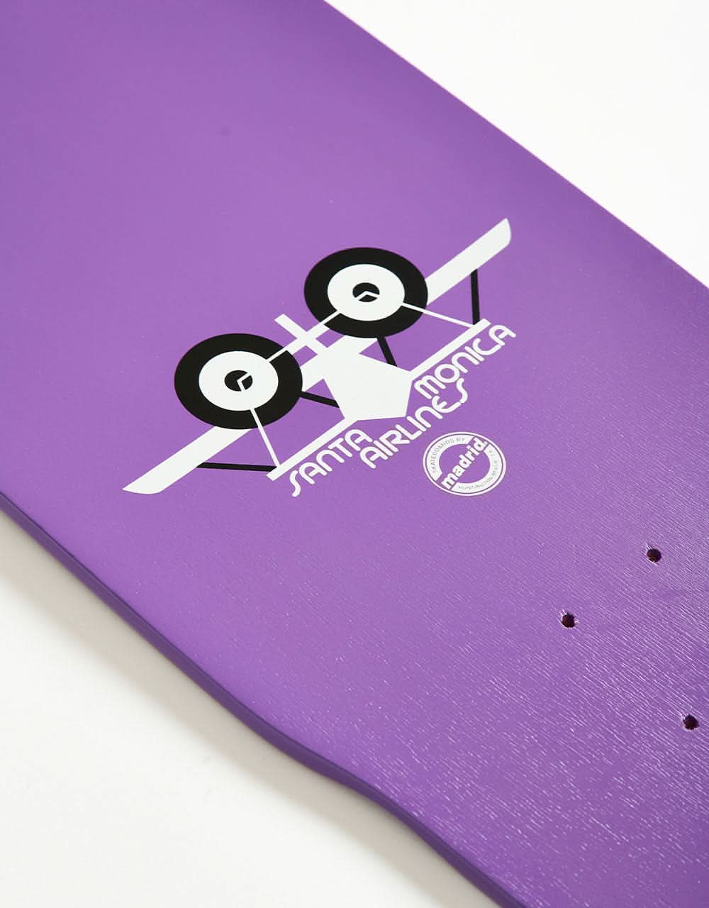 SMA Natas 1st Edition Purple Skateboard Deck 10"