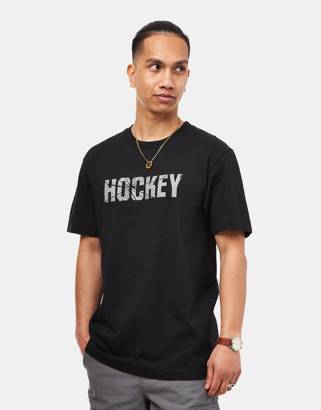 Hockey Shatter Reflective T-Shirt - Black