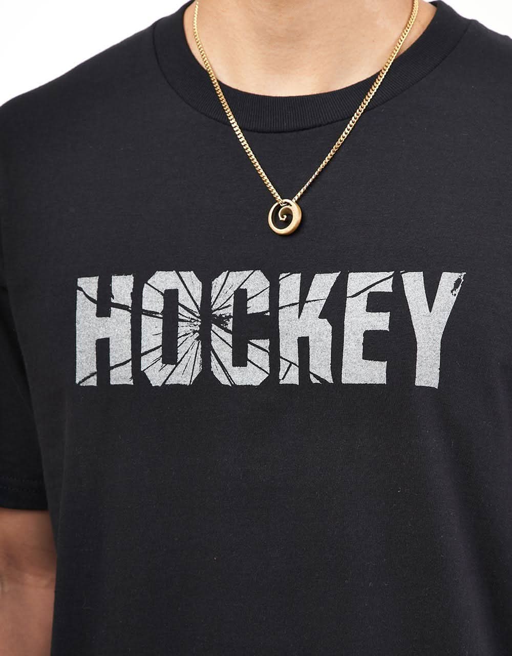 【HOCKEY】 SHATTER REFLECTIVE TEE BLACK Hockey Shatter Reflective T-Shirt - Black – Route One