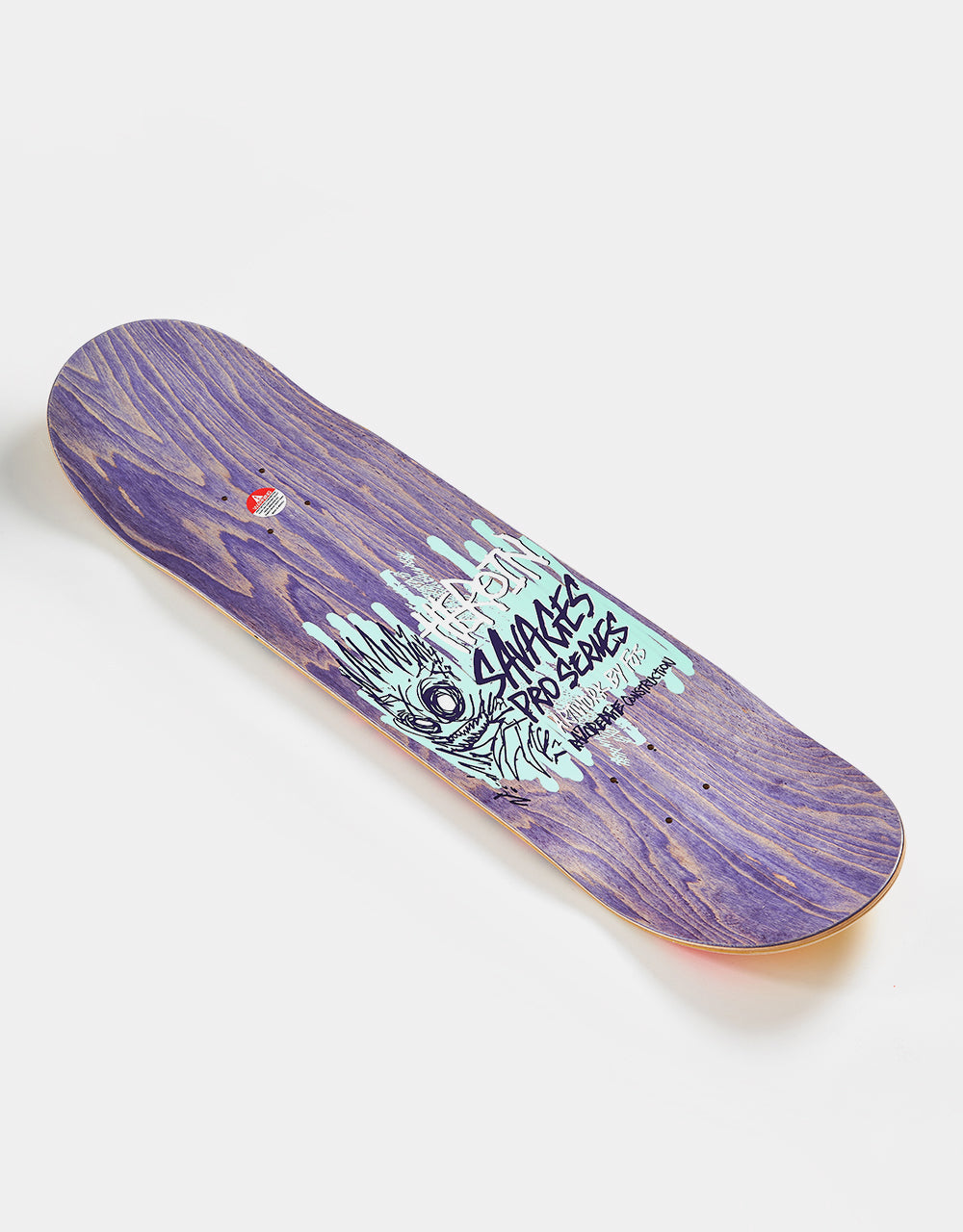 Heroin Wilson Savages Skateboard Deck - 8.5”
