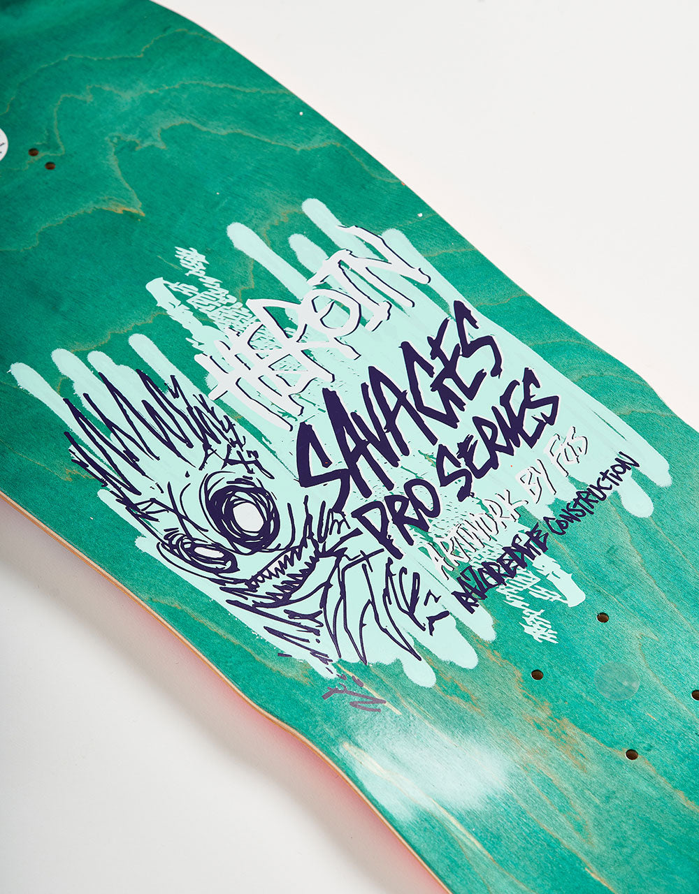 Heroin Dead Dave Savages Skateboard Deck - 10.1”