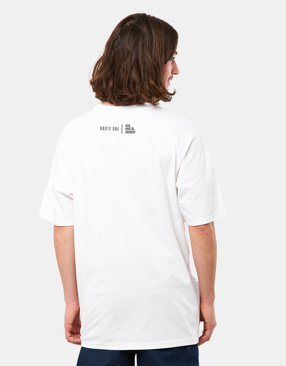 Route One x New Bristol Brewery Speed Wobble T-Shirt - White