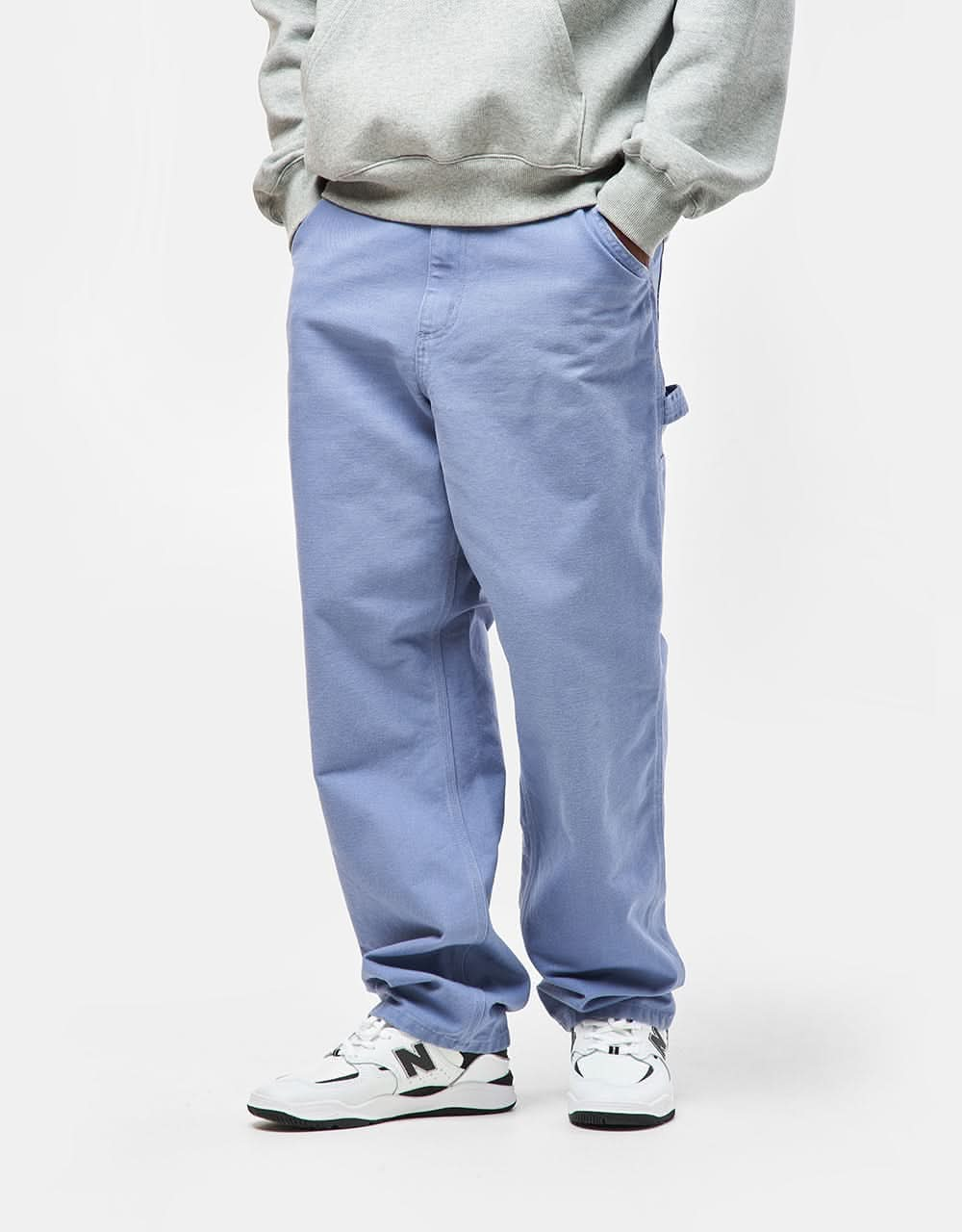 Carhartt WIP Single Knee Pant - Bay Blue (Aged Canvas)