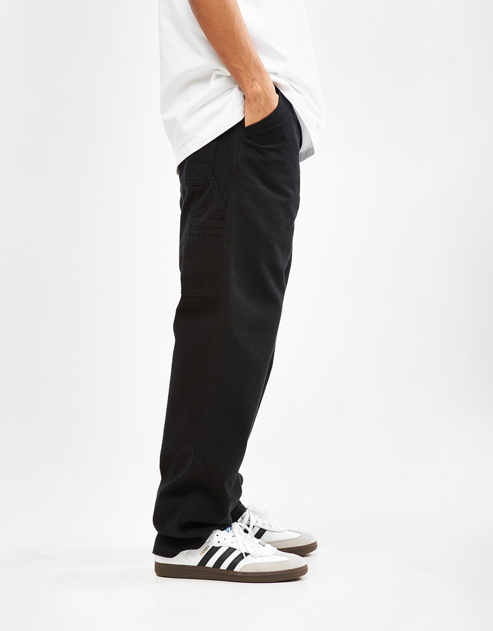 Carhartt WIP Single Knee Pant - Black (Aged Canvas)
