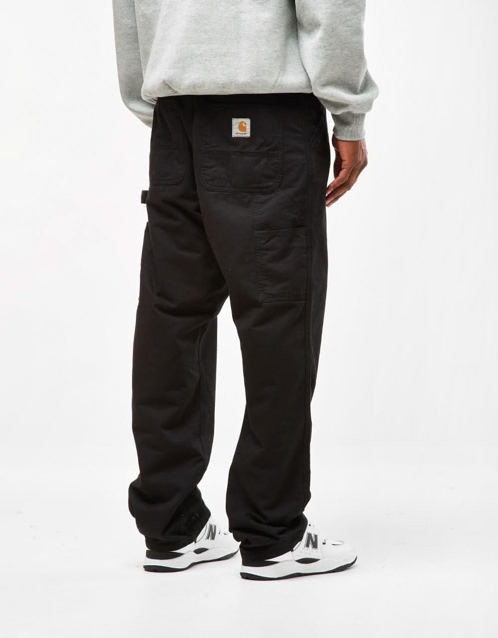 Carhartt WIP Single Knee Pant - Black (Garment Dyed) | Route One