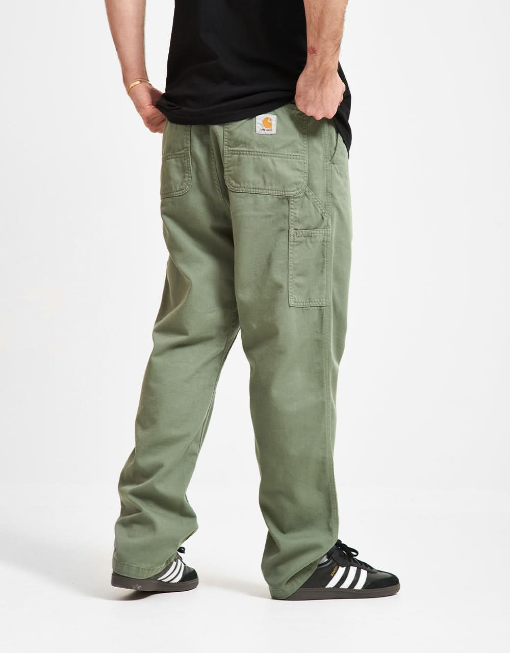 Carhartt WIP Flint Pant - Park (Garment Dyed)