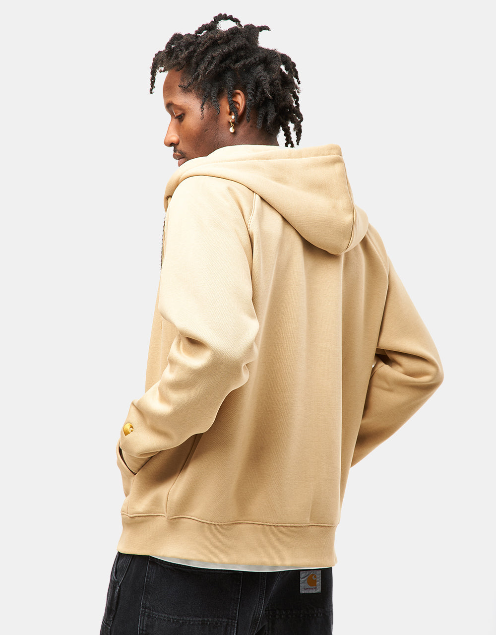 Carhartt WIP Hooded Chase Jacket - Sable/Gold