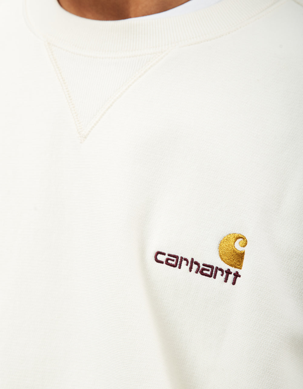 Carhartt WIP American Script Sweatshirt - Wax