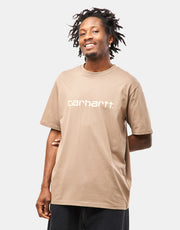 Carhartt WIP Script T-Shirt - Branch/Rattan