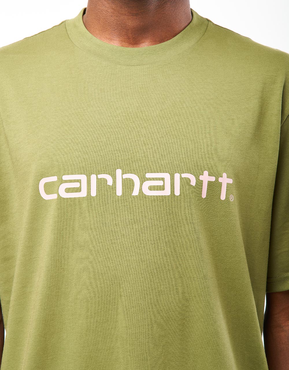 Carhartt WIP Script T-Shirt - Dundee/Glassy Pink