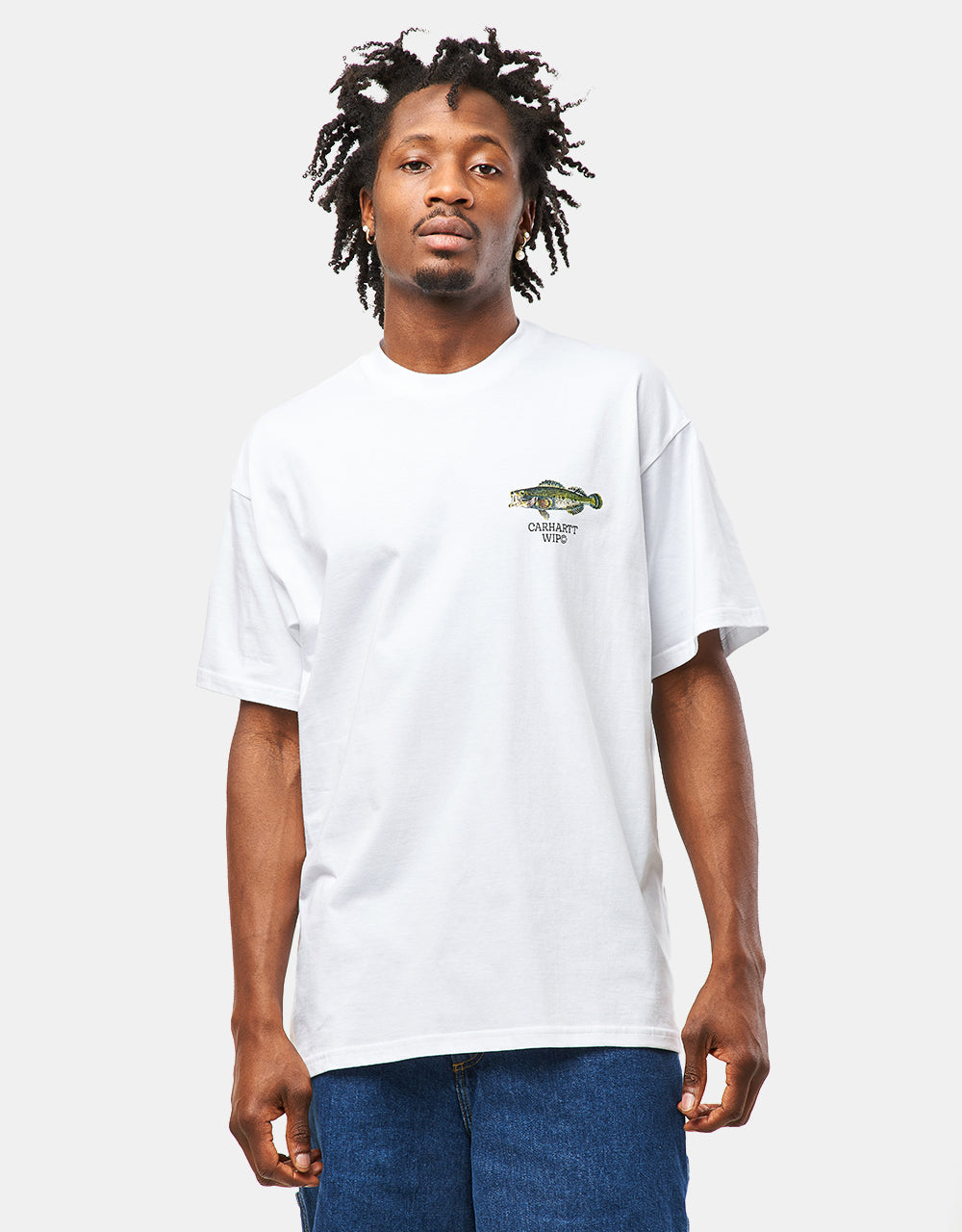 Carhartt WIP Fish T-Shirt - White – Route One