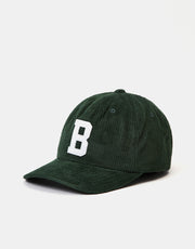 Brixton Big B Medium Profile Cap - Emerald Cord