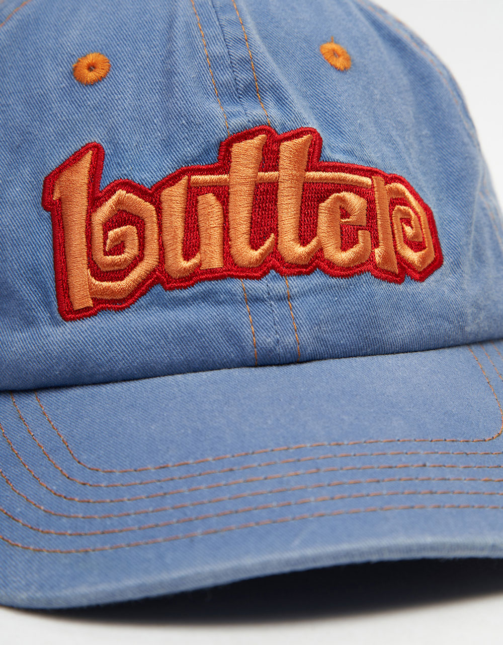 Butter Goods Swirl 6 Panel Cap - Washed Slate