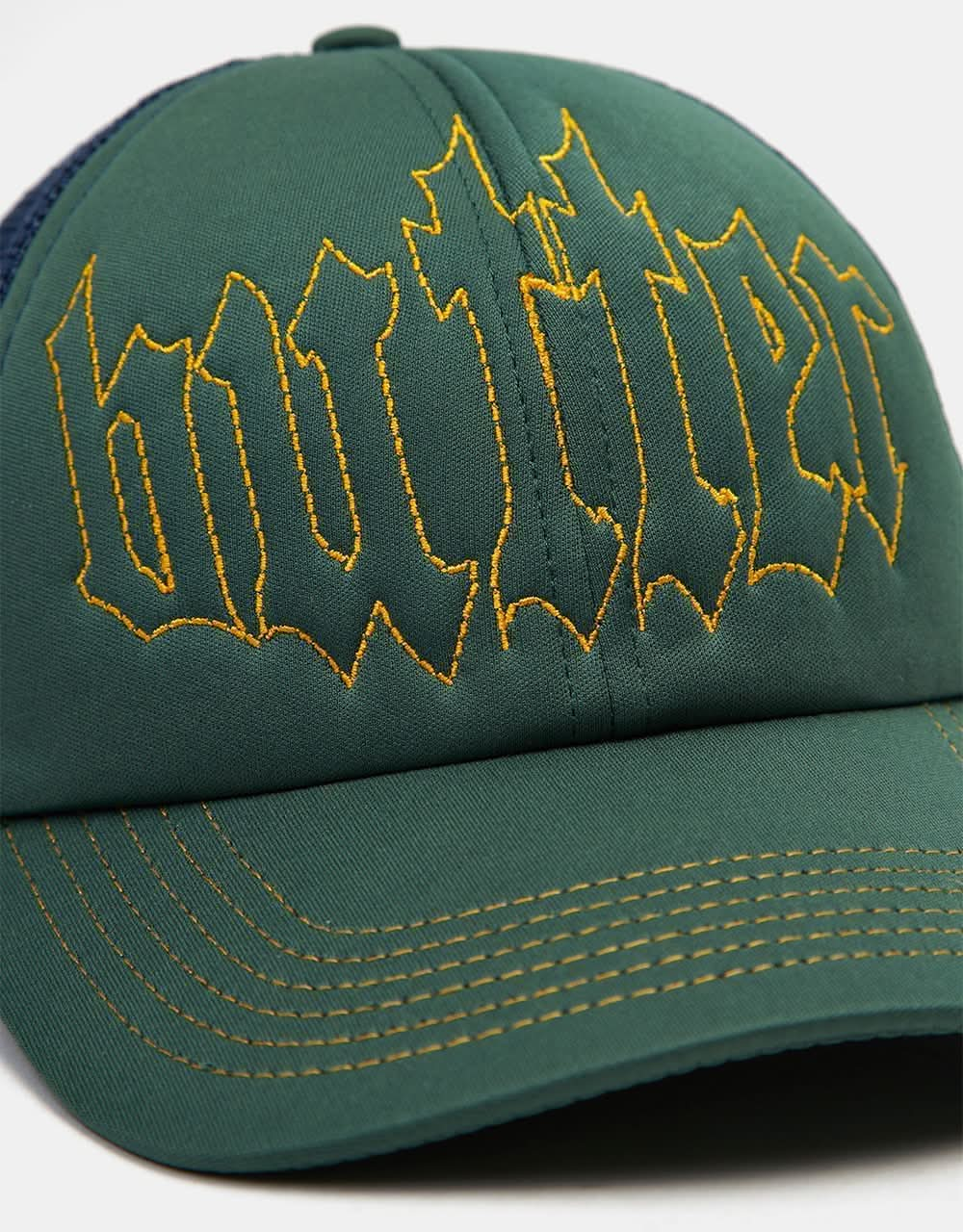 Butter Goods Shock Trucker Cap - Dark Forest