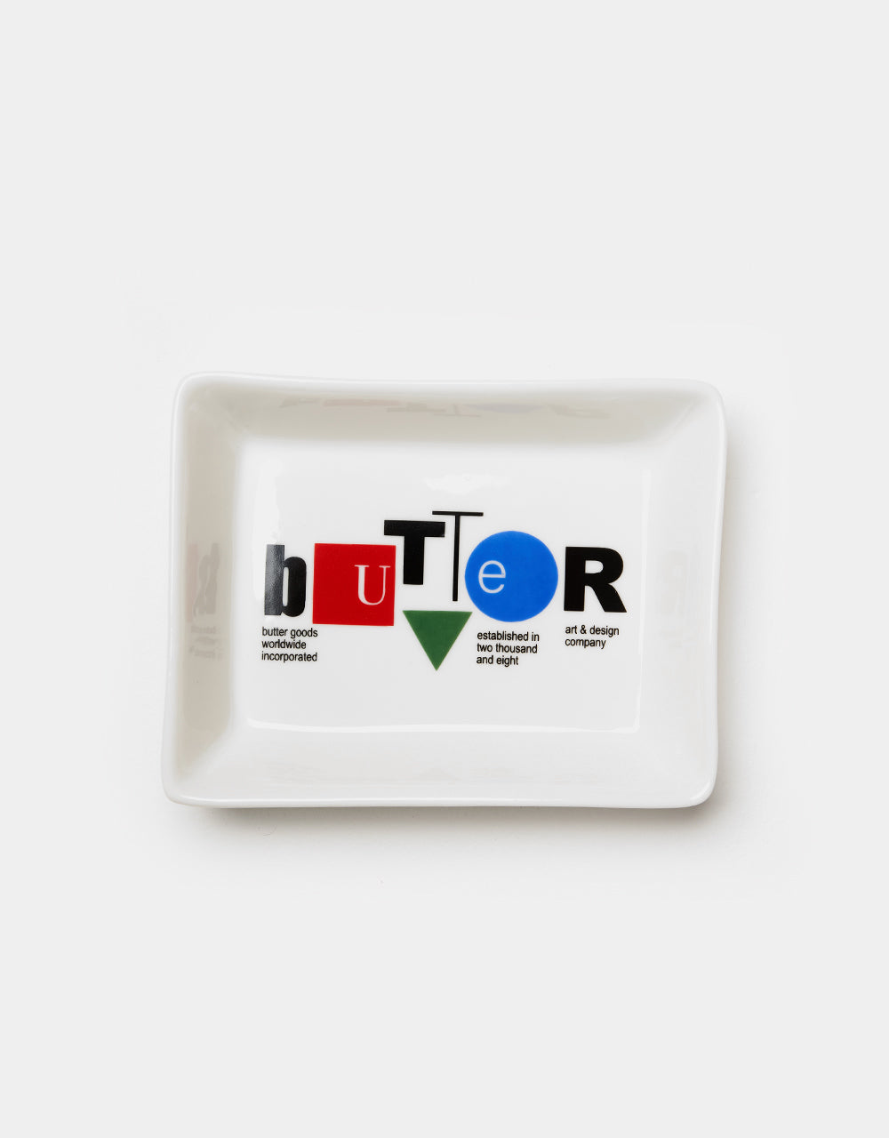 Butter Goods Design Co Ceramic Tray - White