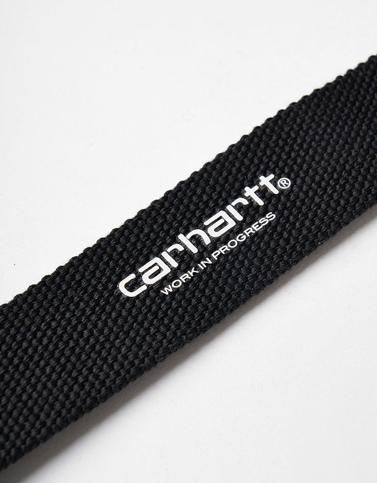 Carhartt WIP Chrome Clip Web Belt - Black