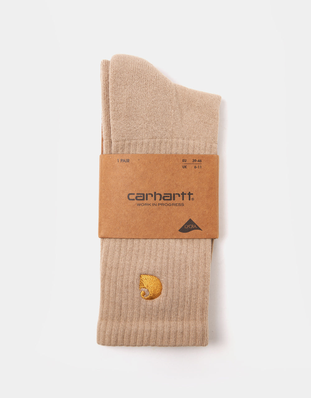 Carhartt WIP Chase Socks - Sable/Gold
