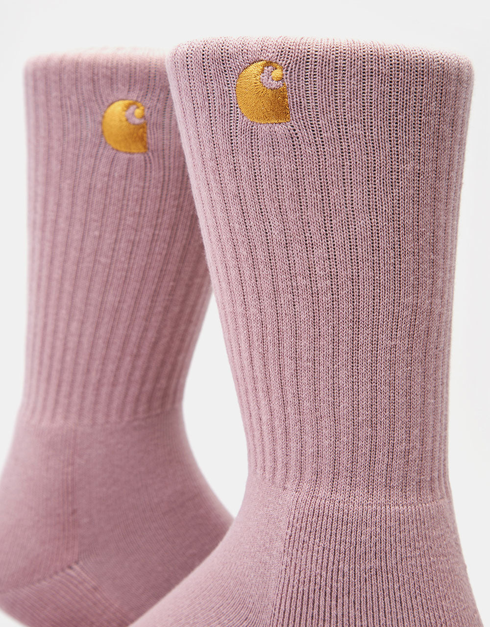 Carhartt WIP Chase Socks - Glassy Pink/Gold
