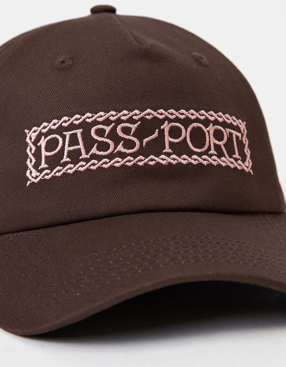 Pass Port Invasive Logo Freight Cap - Choc
