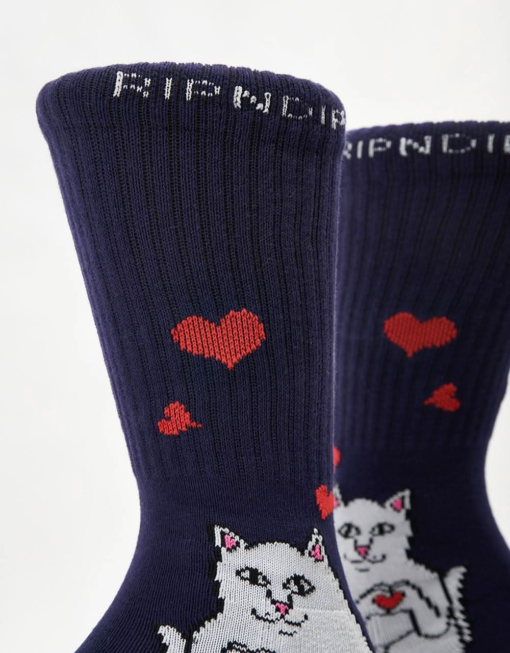 RIPNDIP Nermal Loves Socks - Navy