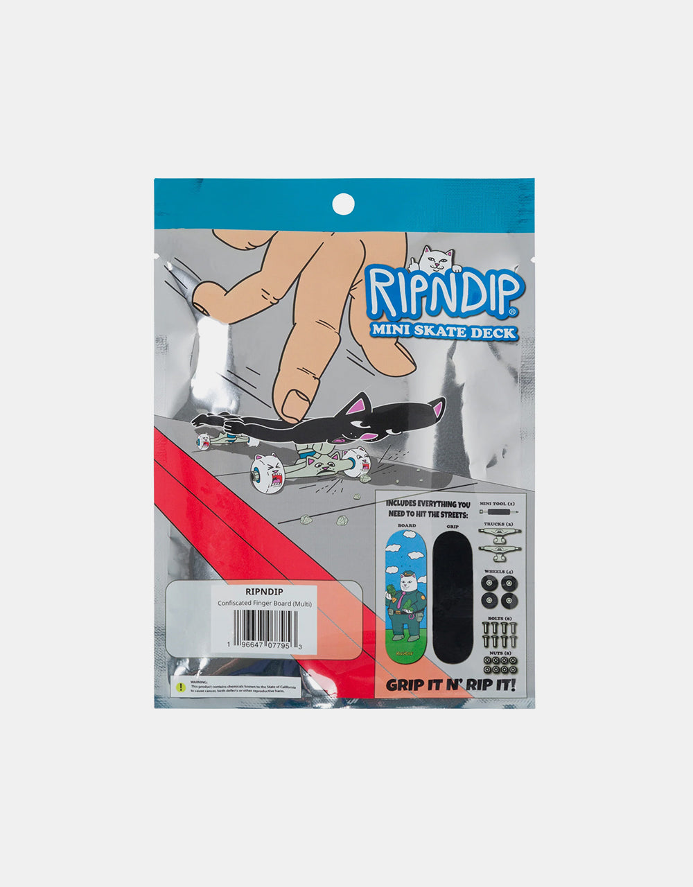 RIPNDIP Confiscated Finger Board - Multi
