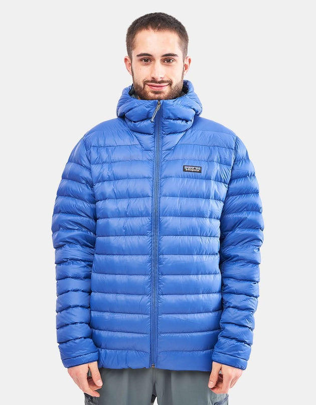 Patagonia Down Sweater Hooded Jacket - Passage Blue