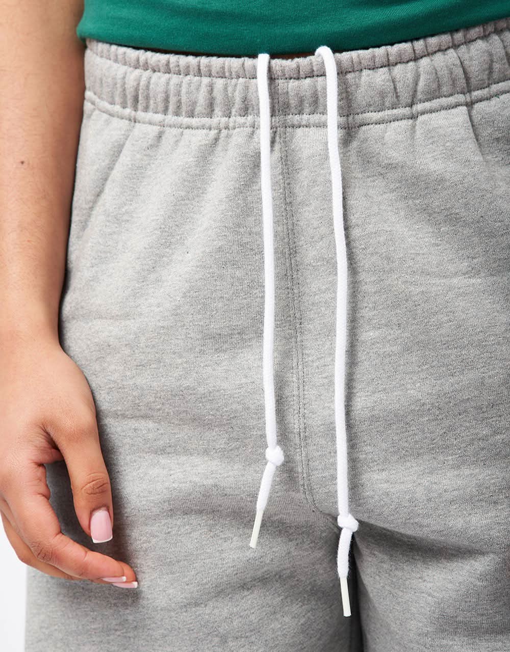 Nike Solo Swoosh Sweatpants (Straight) - Dark Heather Grey Heather/Whi –  Route One