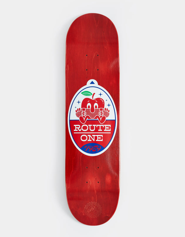 Route One Fruit One Apple 'Scented' Skateboard Deck - 8"