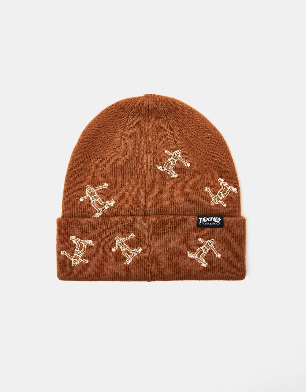 Thrasher Gonz Pattern Beanie - Brown