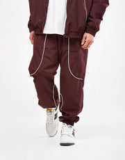 Route One Apex Track Pant - Nut Brown/Cream