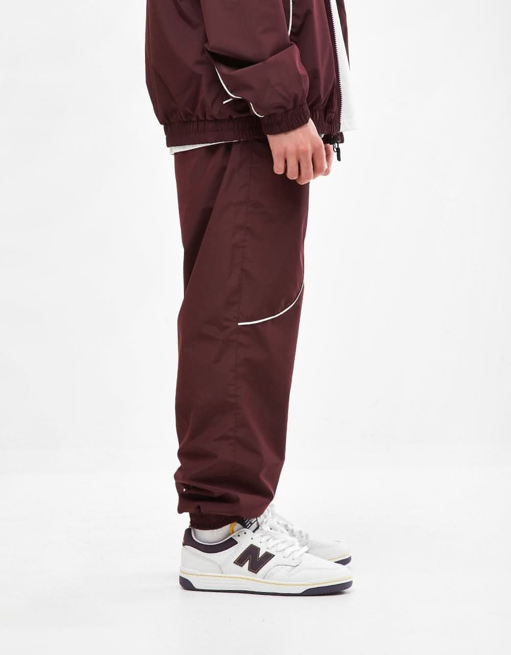 Route One Apex Track Pant - Nut Brown/Cream