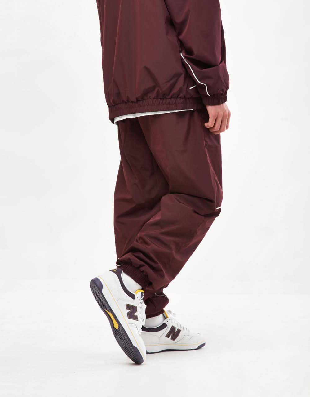 Route One Apex Track Pant - Nut Brown/Cream