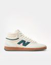 New Balance Numeric 440 High V2 Skate Shoes - Sea Salt/Spruce
